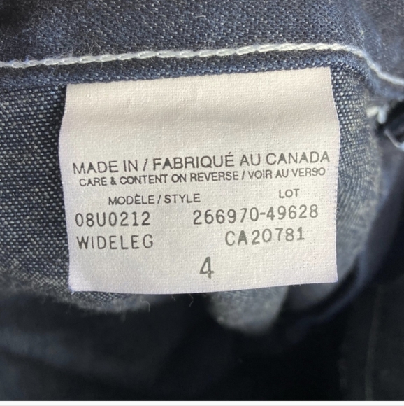 Rare Vintage Tommy Hilfiger extra Wide Leg Dark Denim Jeans - Picture 7 of 7